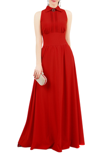 Платье женское Grey Cat GPL00218L(DINIA) красное 44 RU