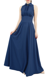 Платье женское Grey Cat GPL00218L(DINIA) синее 50 RU