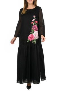 Платье женское Piero Moretti T0819801 черное 48 IT