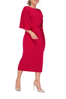 Платье женское Петербургский Швейный Дом 1168-8 красное 44 RU