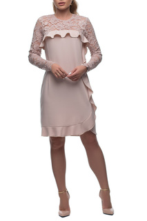 Платье женское Петербургский Швейный Дом 1187-1 бежевое 54 RU