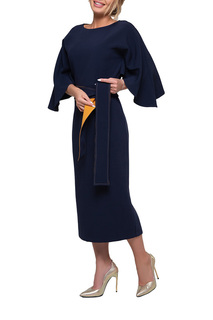 Платье женское Петербургский Швейный Дом 1246-2 синее 48 RU