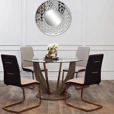Стул Гарда Декор 44x56x89см, экокожа бежевая Garda Decor