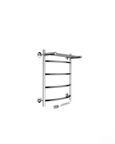 Полотенцесушитель электрический Indigo Arc с полкой 60/50, провод справа