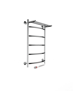 Полотенцесушитель электрический Indigo Arc с полкой 80/50, провод справа