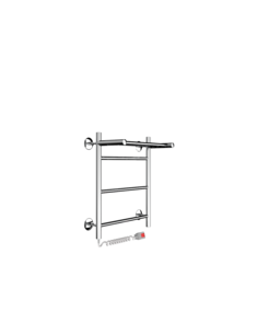 Полотенцесушитель электрический Indigo Line с полкой 50/40 провод слева