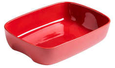 Форма для запекания Supreme Red прямоугольная 33см керамика Pyrex