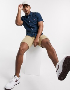 Синяя оксфордская рубашка с логотипом Levis-Темно-синий Levis®