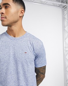 Футболка с добавлением льна Tommy Hilfiger Jeans-Синий