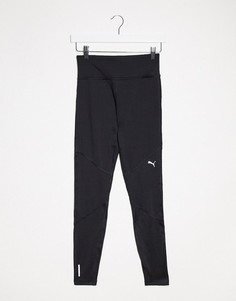 Черные леггинсы Puma Running-Черный