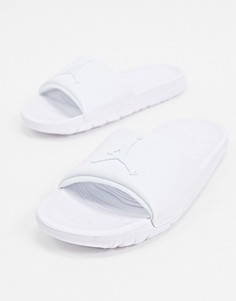 Белые шлепанцы Nike Jordan Break-Белый