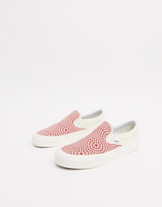 Кеды-слипоны Vans Classic-Красный