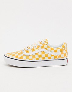 Кроссовки с узором в клетку Vans Authentic ComfyCush Old Skool-Желтый