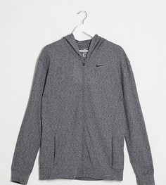 Худи серого цвета Nike Training Tall Hyper Dry-Серый