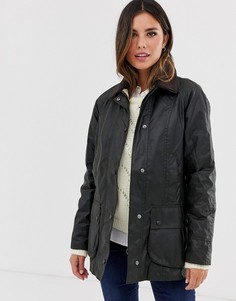 Вощеная куртка Barbour-Зеленый