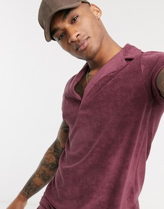 Футболка-поло от комплекта ASOS DESIGN-Фиолетовый