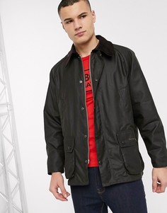Вощеная куртка оливкового цвета Barbour-Зеленый