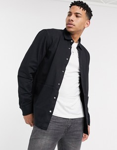 Черная свободная рубашка Barbour International-Черный