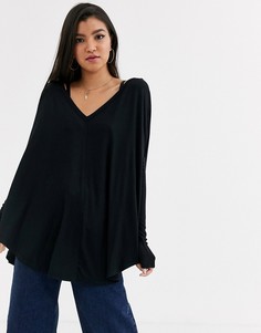 Свободный трикотажный топ Free People Moonshine-Бежевый