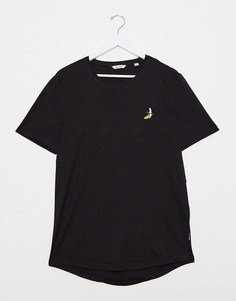 Черная футболка с отделкой Only & Sons-Черный