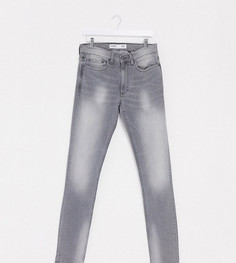 Серые джинсы скинни Burton Menswear Big & Tall-Серый