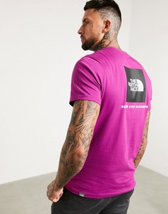 Фиолетовая футболка The North Face Red Box-Фиолетовый