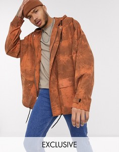 Оранжевая хлопковая куртка в стиле oversized Reclaimed Vintage-Светло-коричневый
