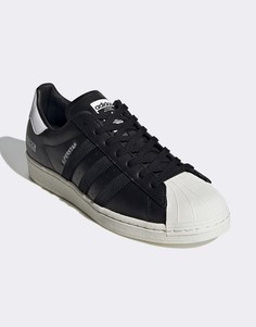 Черные кеды с логотипом adidas Originals-Черный