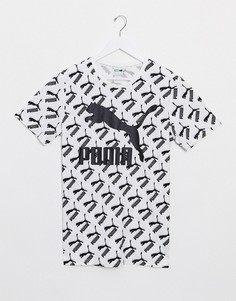 Белая футболка с логотипом Puma-Белый