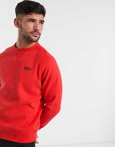 Красный свитшот с круглым вырезом Barbour International