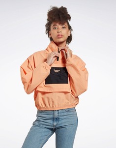 Оранжевая ветровка Reebok-Оранжевый