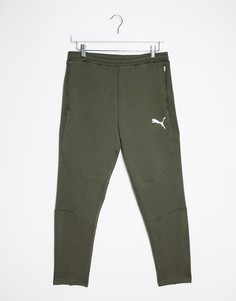 Темные брюки Puam Evostripe-Зеленый Puma