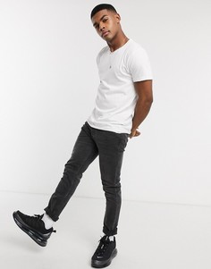 Футболка с необработанными краями Brave Soul-Белый