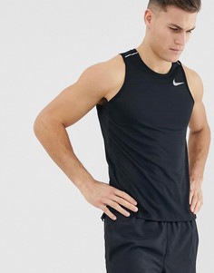 Черная майка Nike Running - Miler-Черный