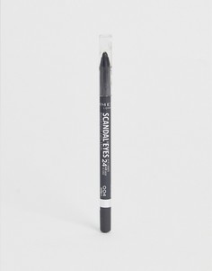 Серая водостойкая подводка Rimmel Scandaleyes Kohl-Серый