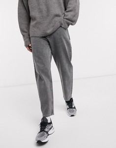 Черные зауженные джинсы ASOS DESIGN-Черный