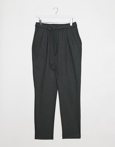 Строгие серые брюки Selected-Серый