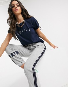 Футболка с отворотами на рукавах Juicy Couture-Черный