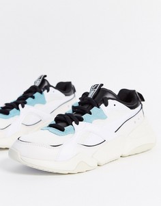 Белые кроссовки с сетчатым верхом Puma Nova-Мульти