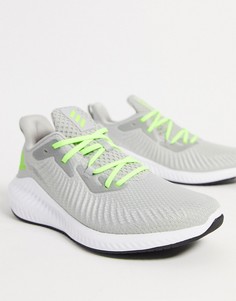 Белые кроссовки adidas alphabounce-Белый