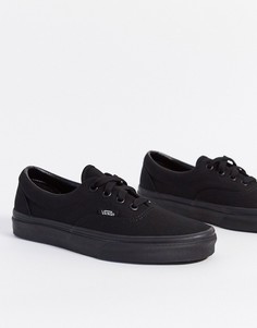 Черные кроссовки Vans Era-Черный