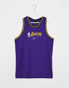 Фиолетовая майка Nike Basketball LA Lakers SUIT 5-Фиолетовый