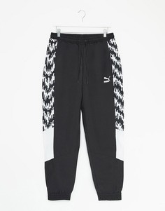 Черные джоггеры с логотипом Puma-Черный