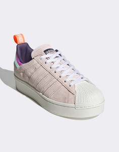 Розовые кроссовки adidas Originals x Girls are Awesome Superstar-Темно-синий
