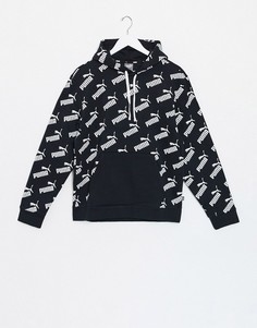 Худи черного цвета с логотипом Puma-Черный