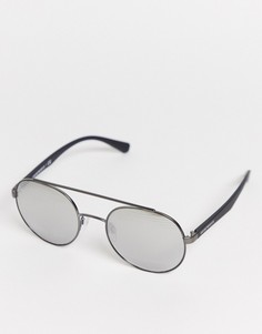 Солнцезащитные очки-авиаторы Emporio Armani EA2051-Серебряный