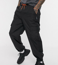 Черные брюки с карманами карго COLLUSION-Черный