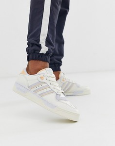 Белые низкие кроссовки adidas Originals - rivalry-Белый