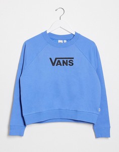 Свитшот с принтом Vans-Синий