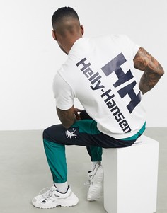 Белая футболка с логотипом Helly Hansen-Белый